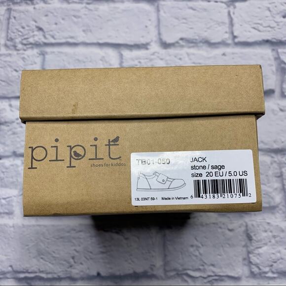 Pipit Infant/Toddler Suede Jack Shoes, Size 20 EU (5 US) - Picture 7 of 9